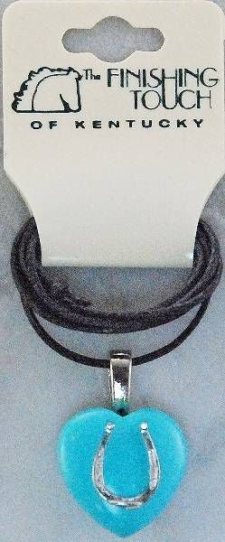 Finishing Touch Heart Horseshoe Bali Cord Necklace