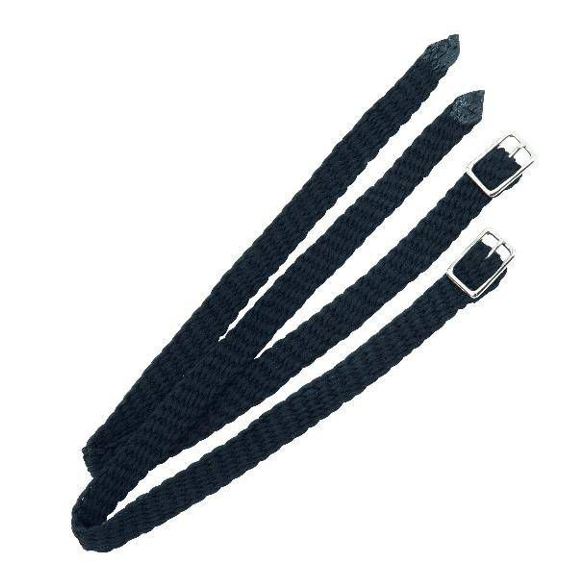 Nylon Spur Straps Black White