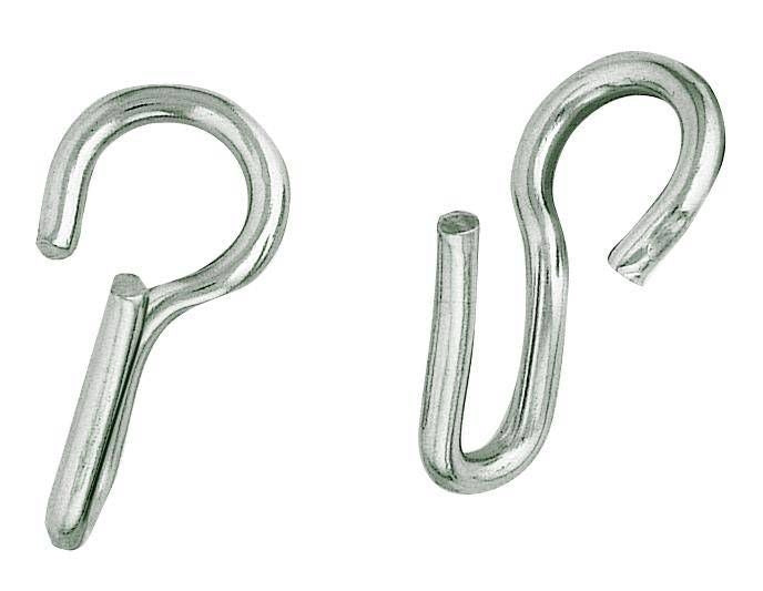 Weaver Leather Curb Chain Hooks SS