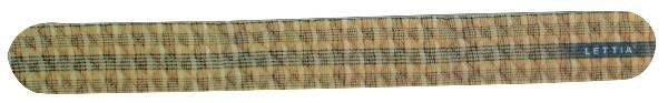 Lettia Collection Emery Board Baker Plaid