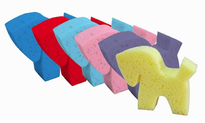 Pony Shaped Grooming Sponges 6 Pack