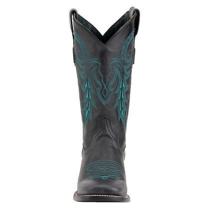 Ferrini Mens Blaze Black Sq Toe Boots