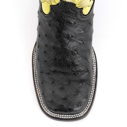Ferrini Ladies Colt Ostrich SqToe Boot