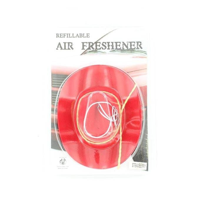 MF Western Cowboy Hat Air Freshener Strawberry