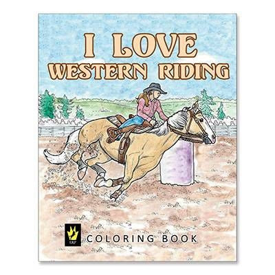 I Love Western Riding Lessons Coloring Book