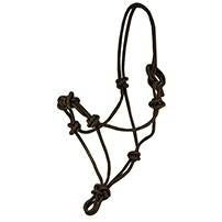Fg Collection Training Rope Halter Horse Black