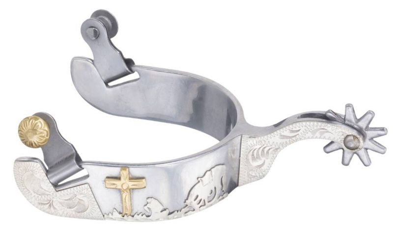 Tough1 Ladies Praying Cowboy Sweet Iron Spur