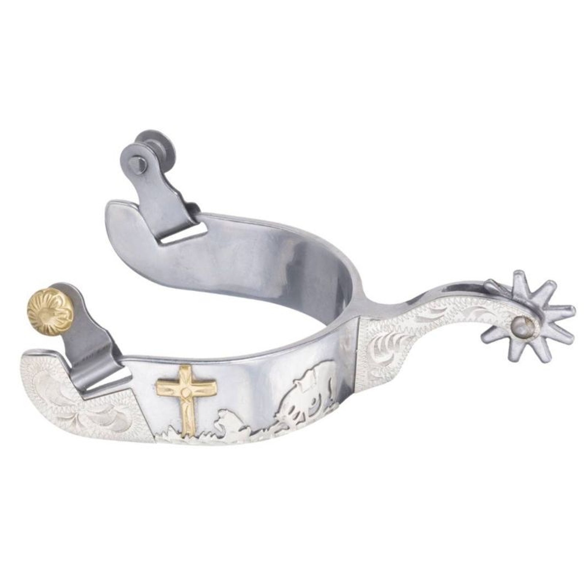 Tough1 Ladies Praying Cowboy Sweet Iron Spur