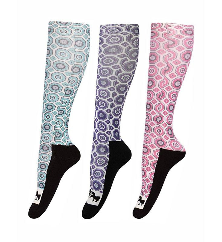 Equine Couture Kelsey Padded Boot Socks 3pk