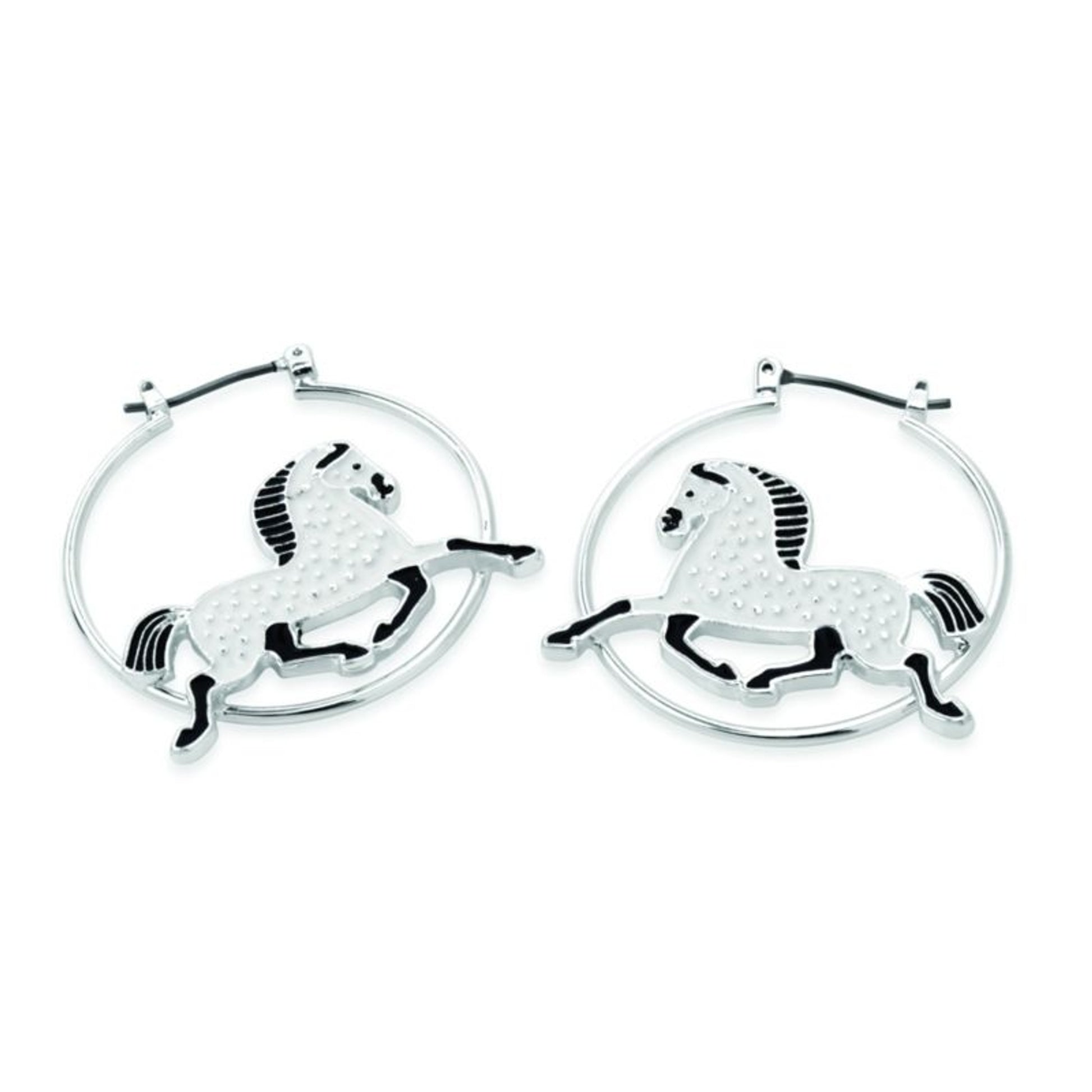 Kelley Dapple Horse Earrings