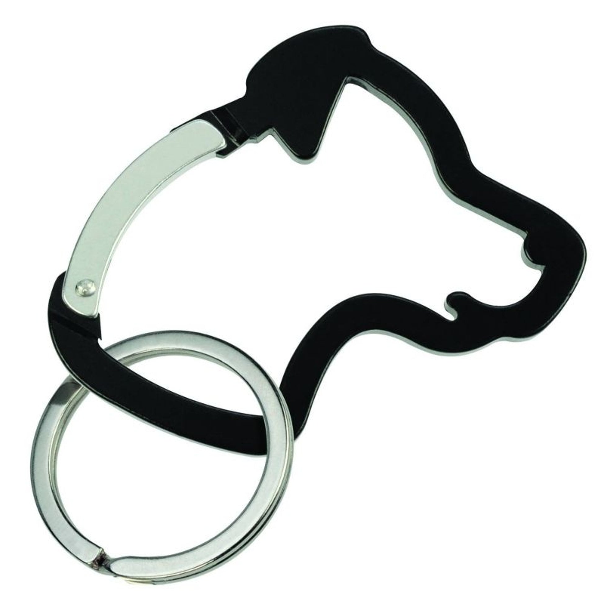 Kelley Dog Carabiner Keychain Aqua