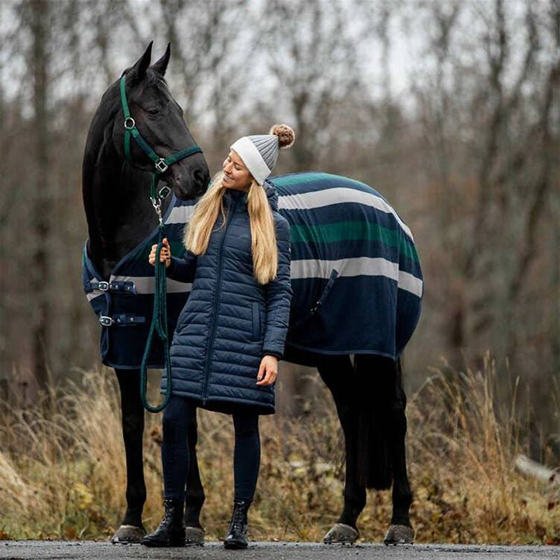 Horze Ladies Charlotte Long Riding Jacket 10 Navy