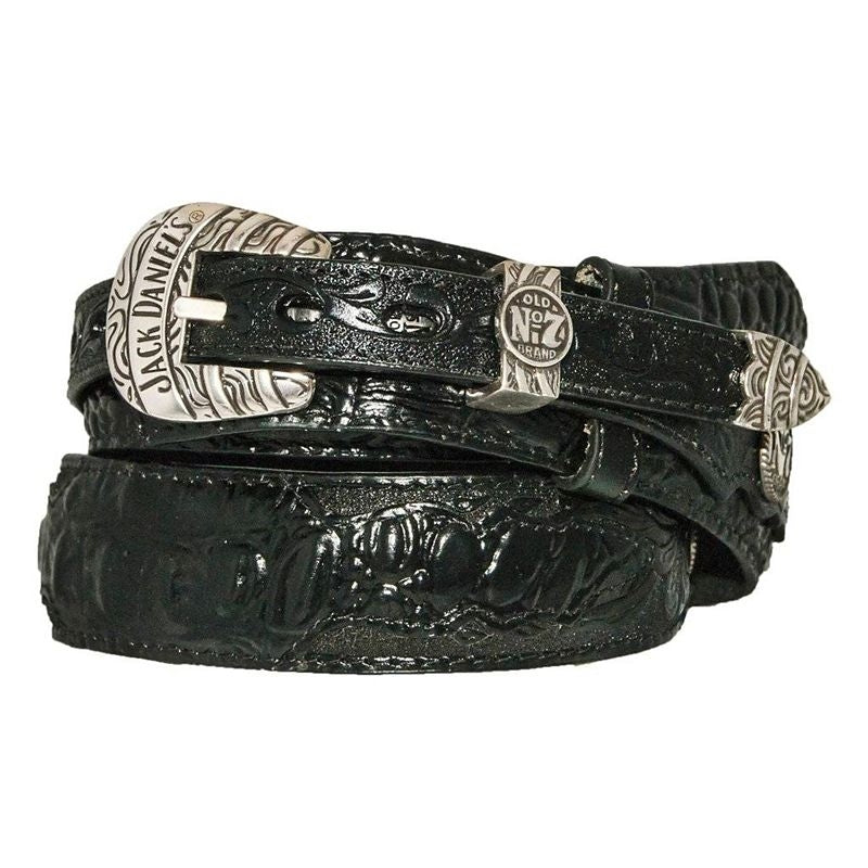 Jack Daniels Alligator Print Ranger Belt with Buckle