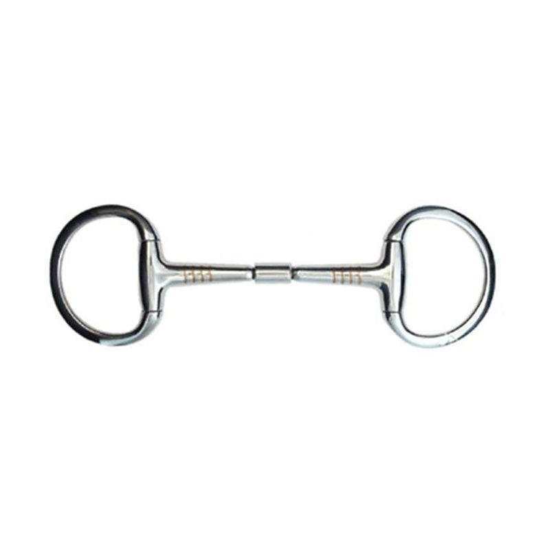 Jacks Copper Inlay Eggbutt Snaffle Bit