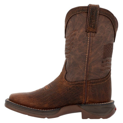 Durango Childs Lil Rebel Flag SqToe Boots