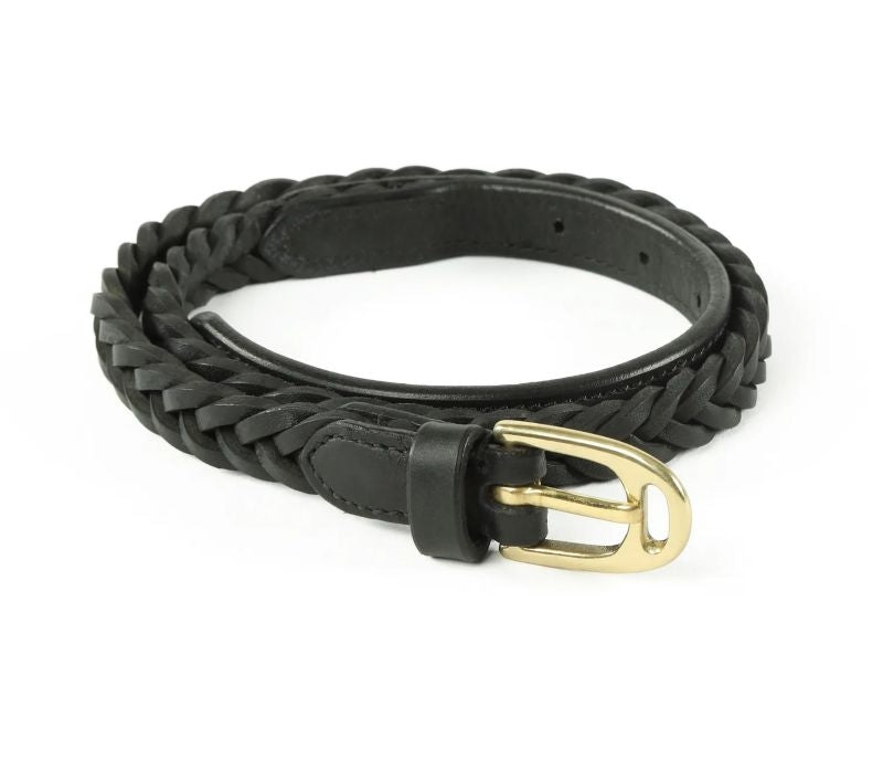 Shires Aubrion Plaited Leather Belt