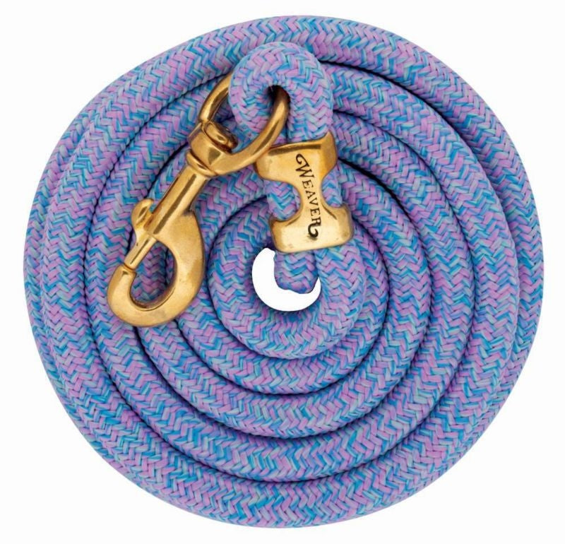 Weaver Poly Lead Rope with Brass Snap 10Ft