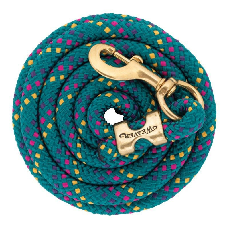 Weaver Poly Lead Rope with Brass Snap 10Ft