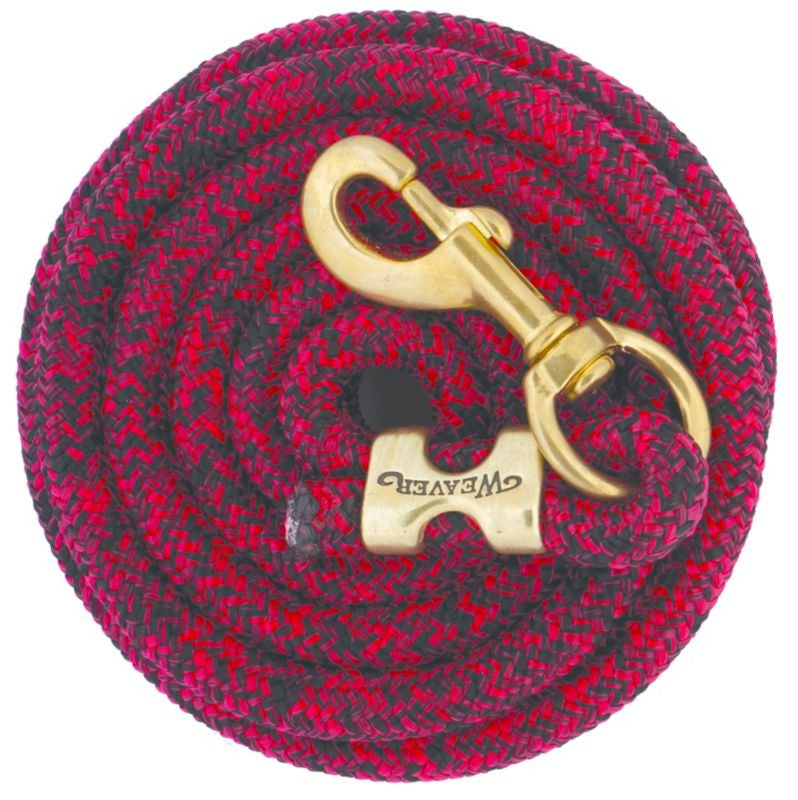 Weaver Poly Lead Rope with Brass Snap 10Ft