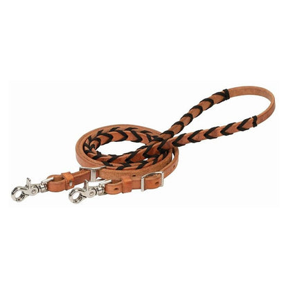 Weaver Leather Laced Barrel Rein 5/8 x 8