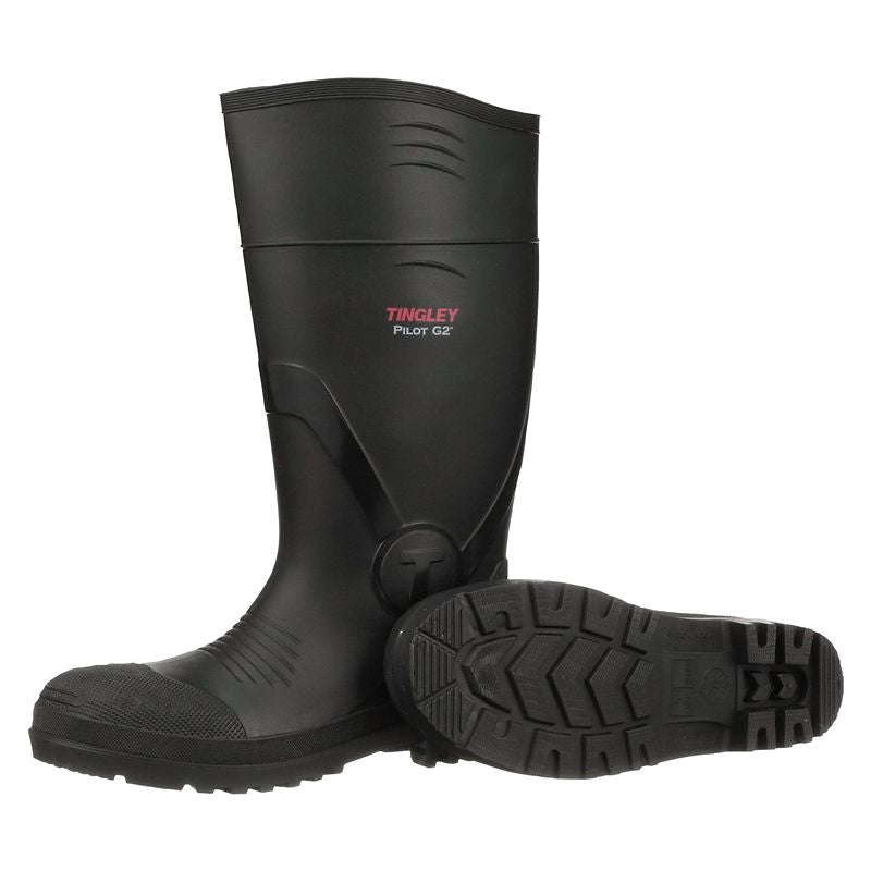 Tingley Pilot Plain Toe Knee Boots