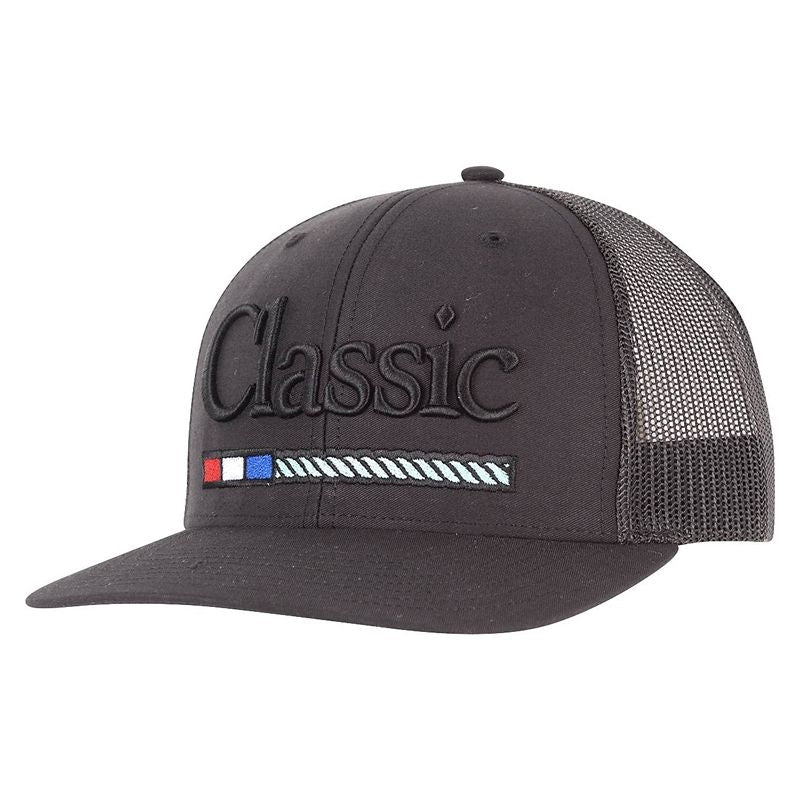 Classic Rope Mens Snapback Mesh Cap with Large 3D