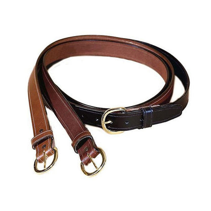 Tory Leather Stitched Leather Belt 30 Black