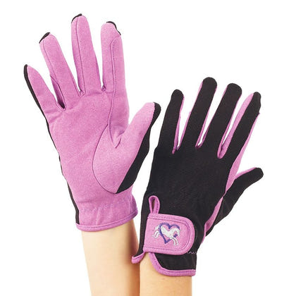 Ovation Child Heart And Horse Gloves