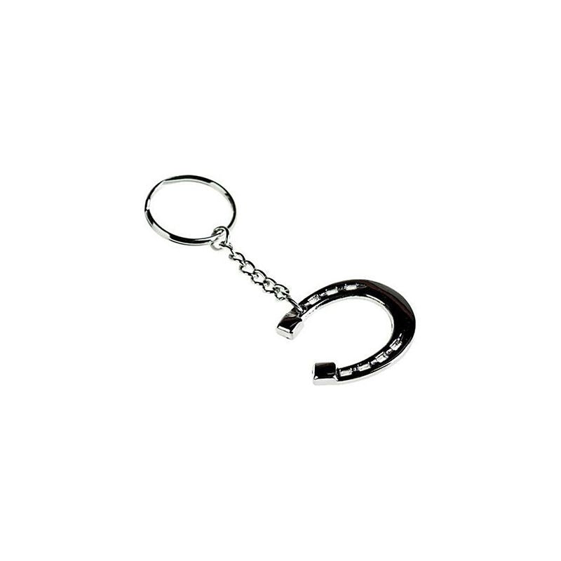 HorZe Horseshoe Key Ring Silver
