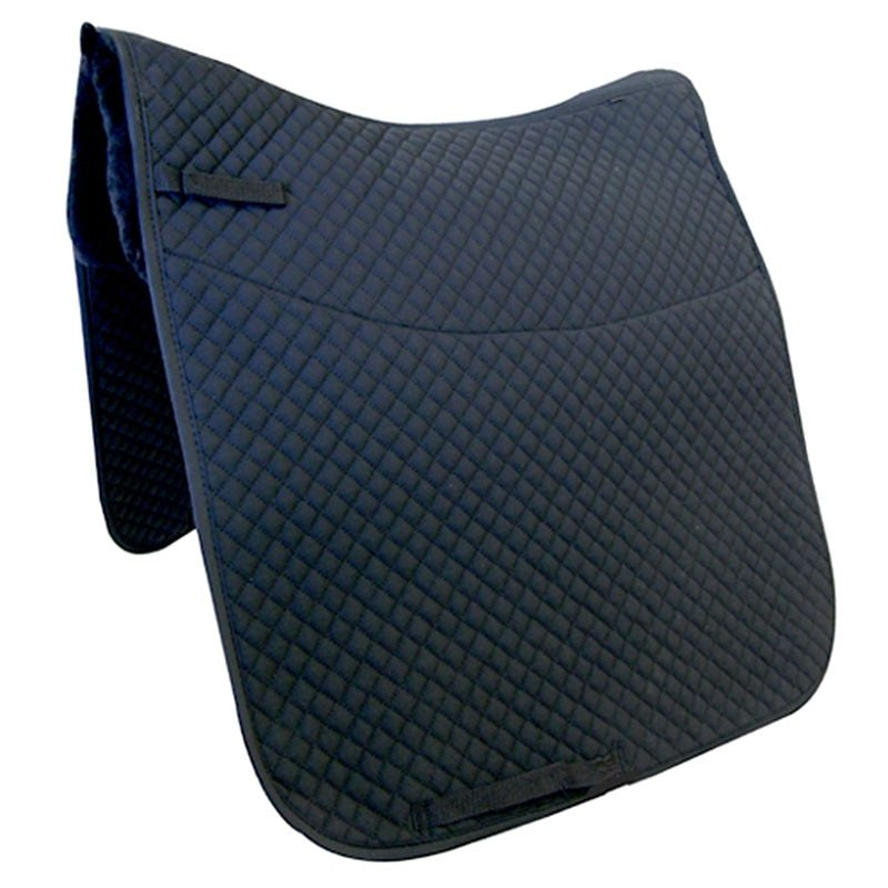 Quilted Dressage Pad With Sheepskin