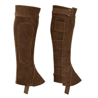 Perris Leather Suede Cowhide Half Chaps