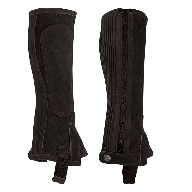 Perris Suede Cowhide Zip Half Chaps