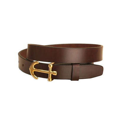 Tory Lthr Anchor Buckle Strap Lthr Belt 32 Blk