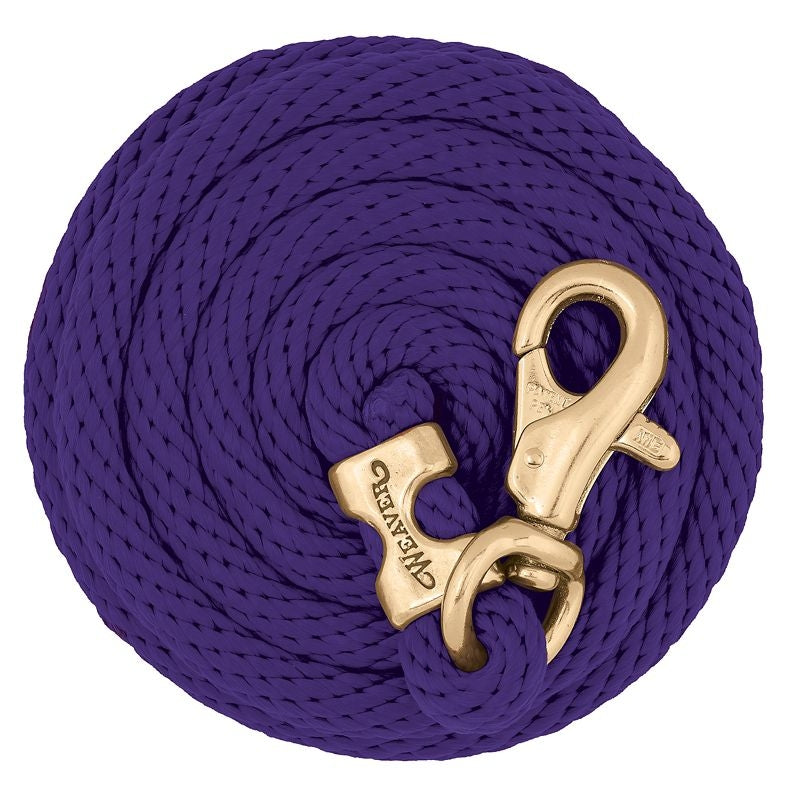 Weaver Poly Lead Rope/BullTrigger Snap 5/8x10ft