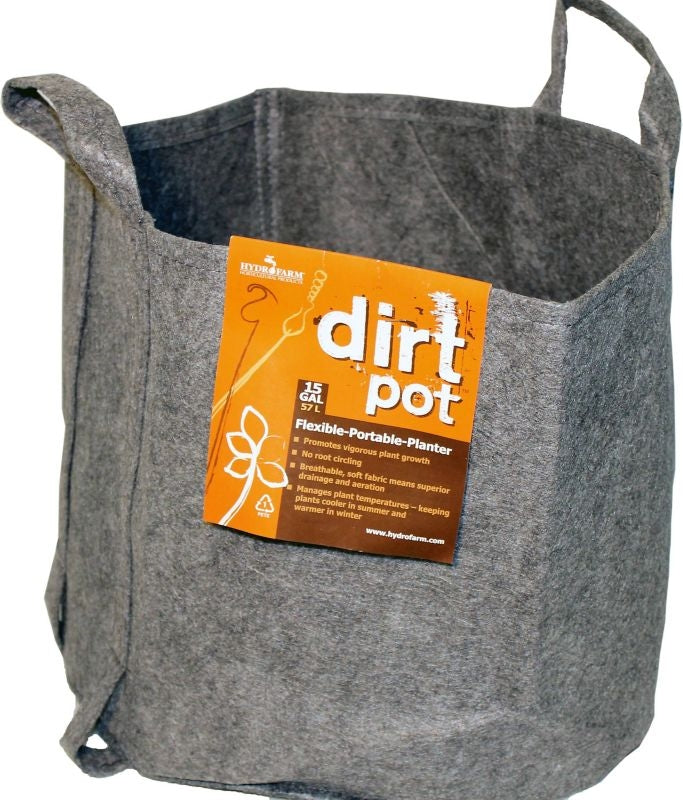 Hydrofarm Dirt Pot with Handle