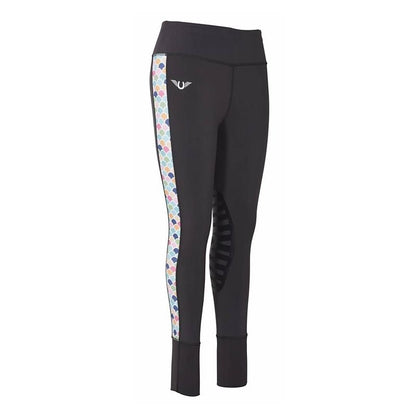 Tuffrider Ladies Iris Equicool Tights Large Brn