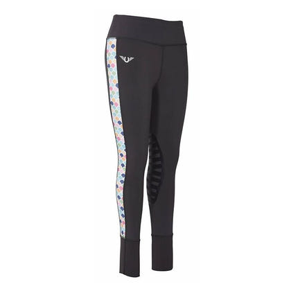 Tuffrider Ladies Iris Equicool Tights Large Brn