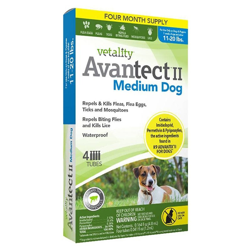 Vetality Avantect Ii For Dogs SM 4-10lb