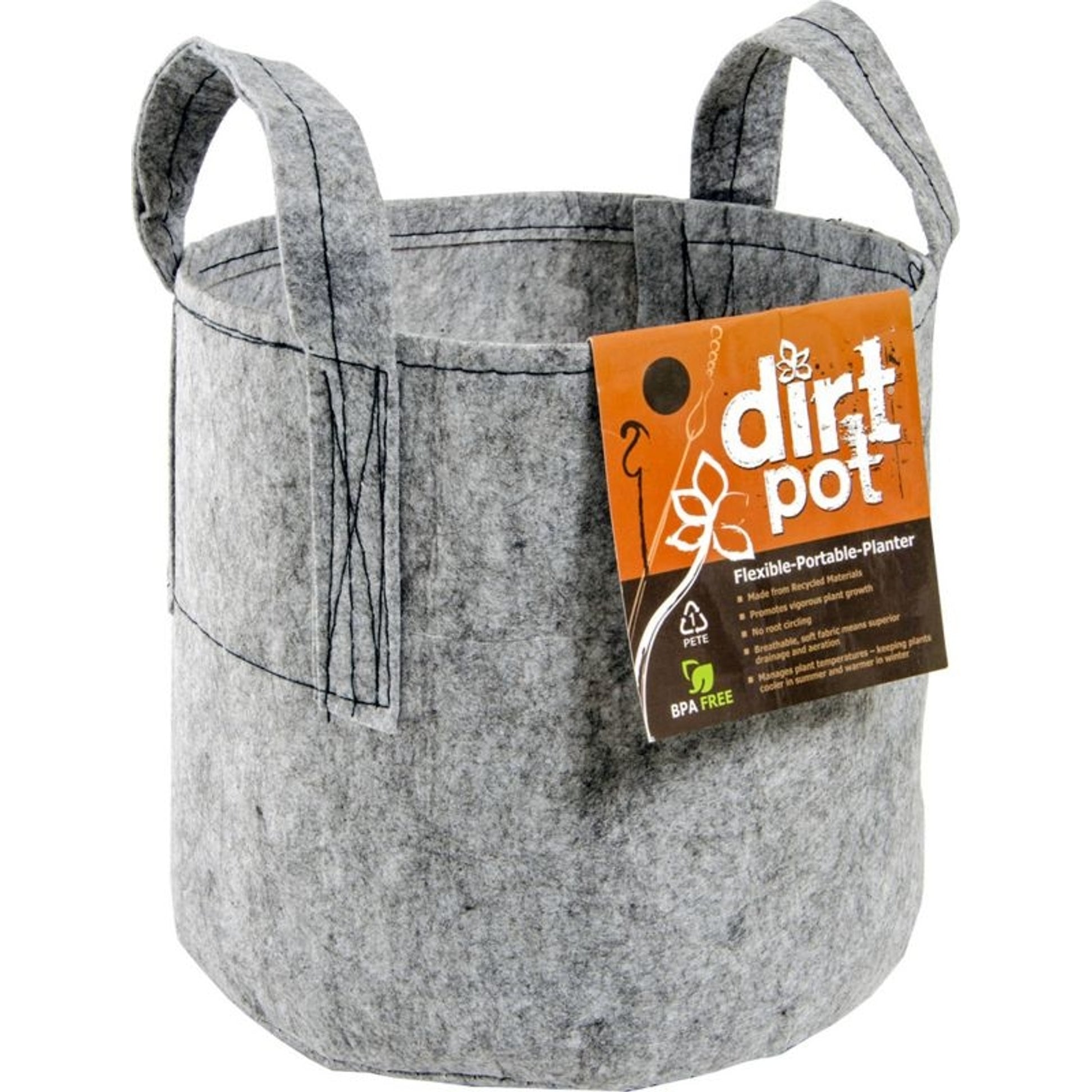 Dirt Pot With Handle 100 Gallon