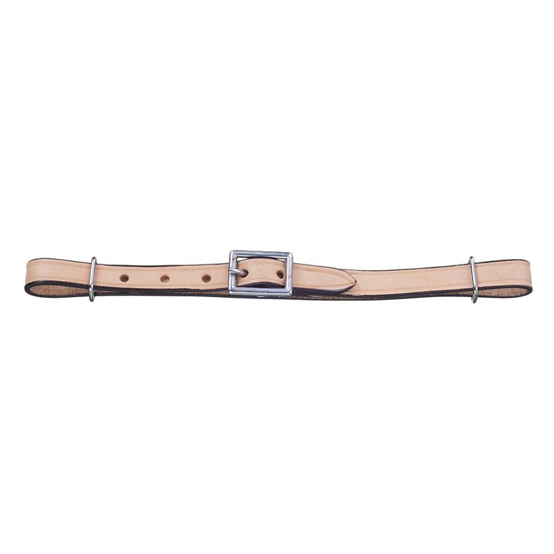 Tough1 Flat Leather Curb Strap