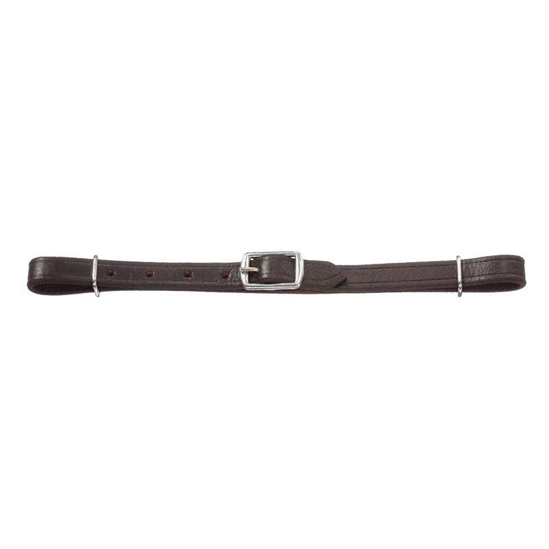 Tough1 Flat Leather Curb Strap