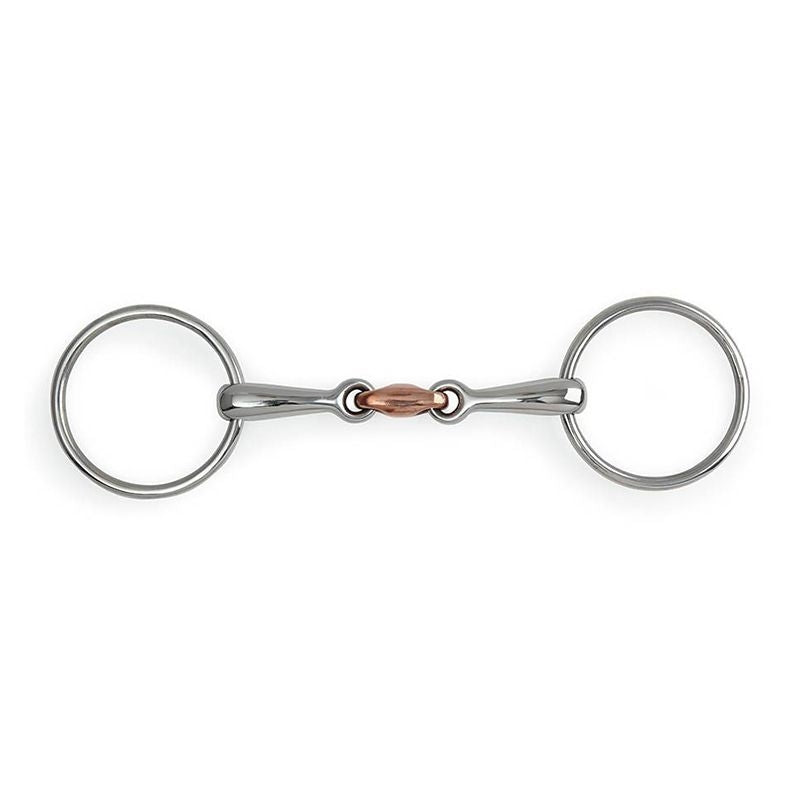 Shires Loose Ring Copper Lozenge Snaffle Bit