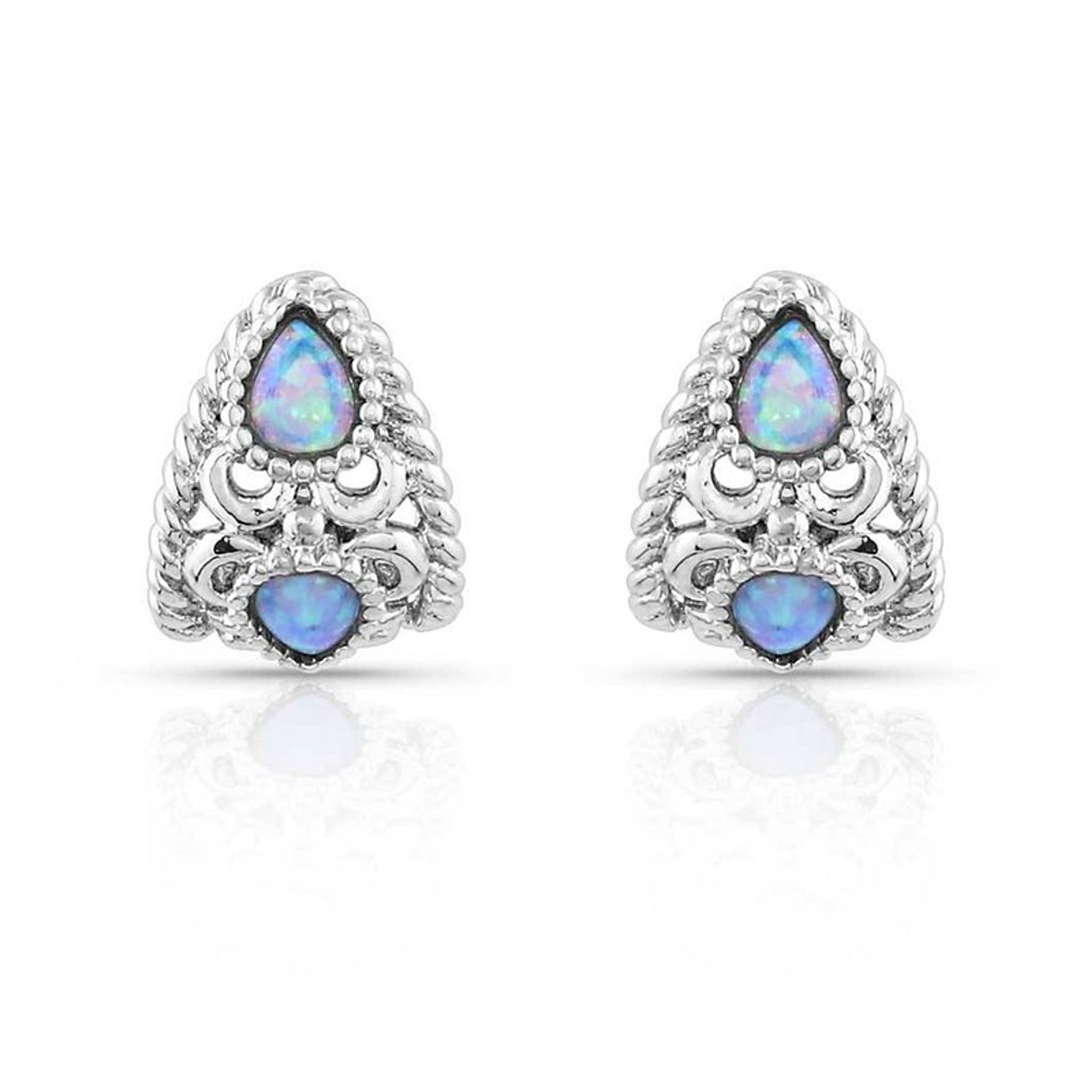 Montana Silversmiths Stacked Filigree Earrings