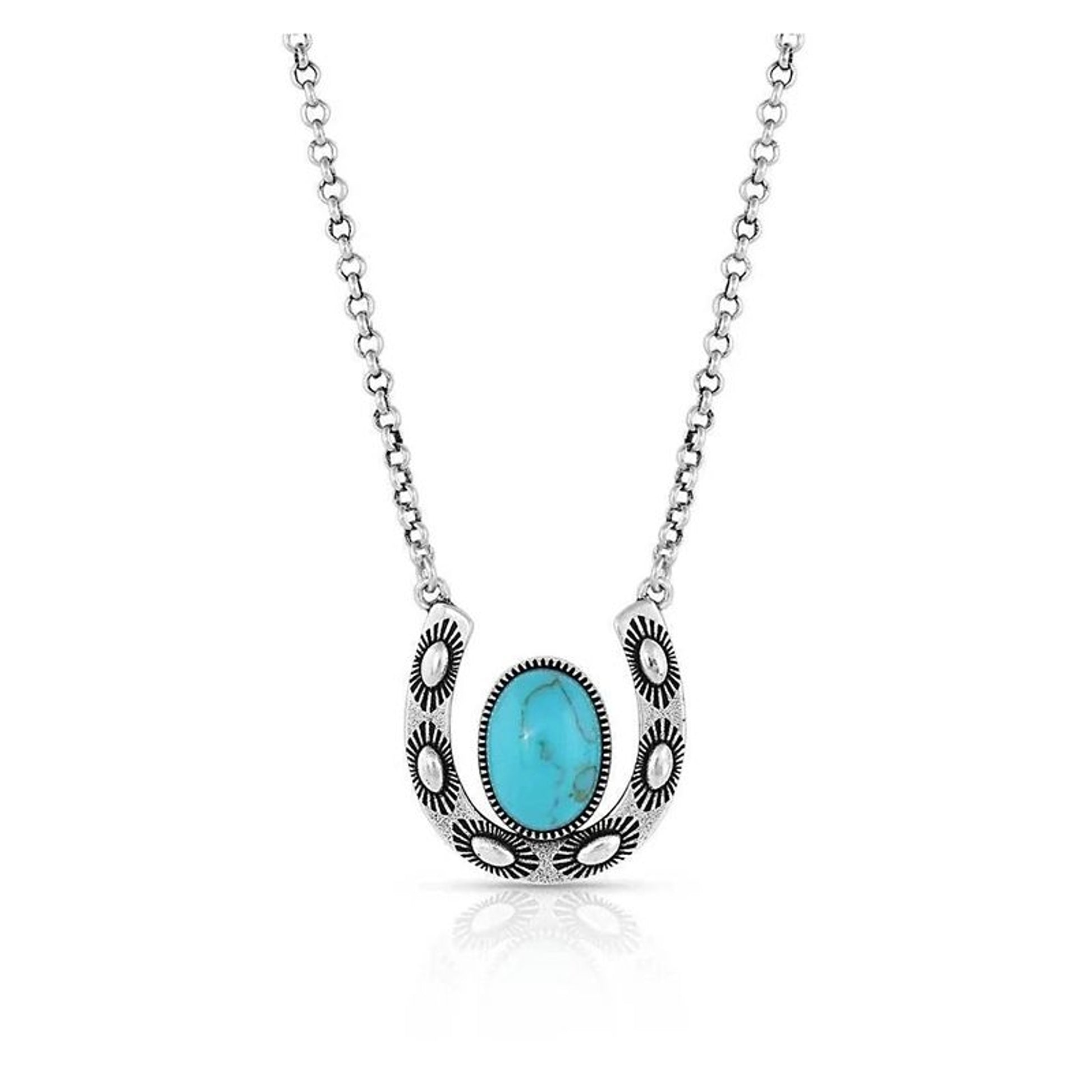 Montana Silversmiths Within Luck Turq Necklace