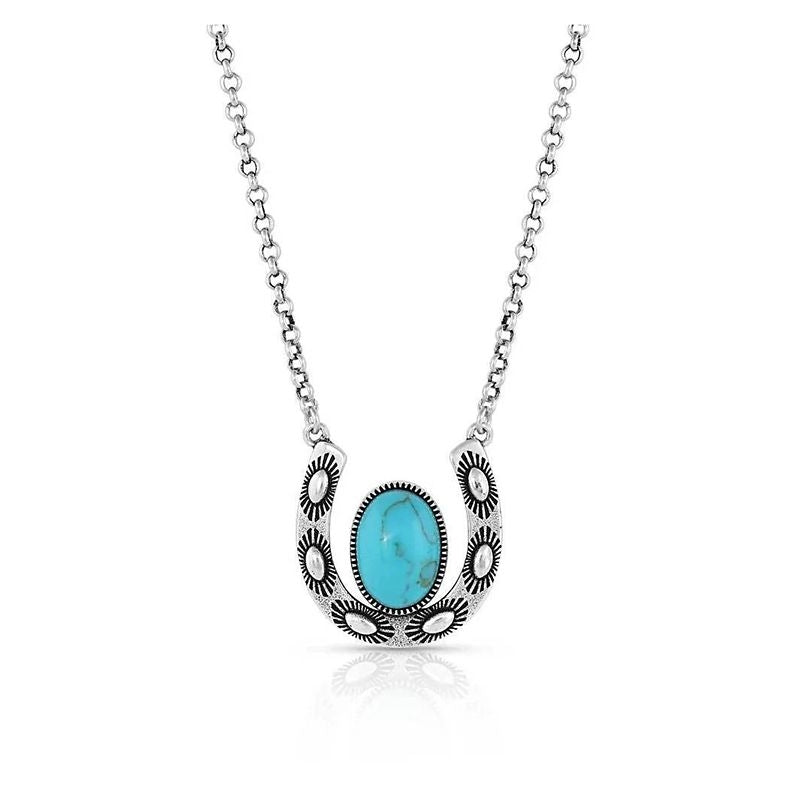 Montana Silversmiths Within Luck Turq Necklace