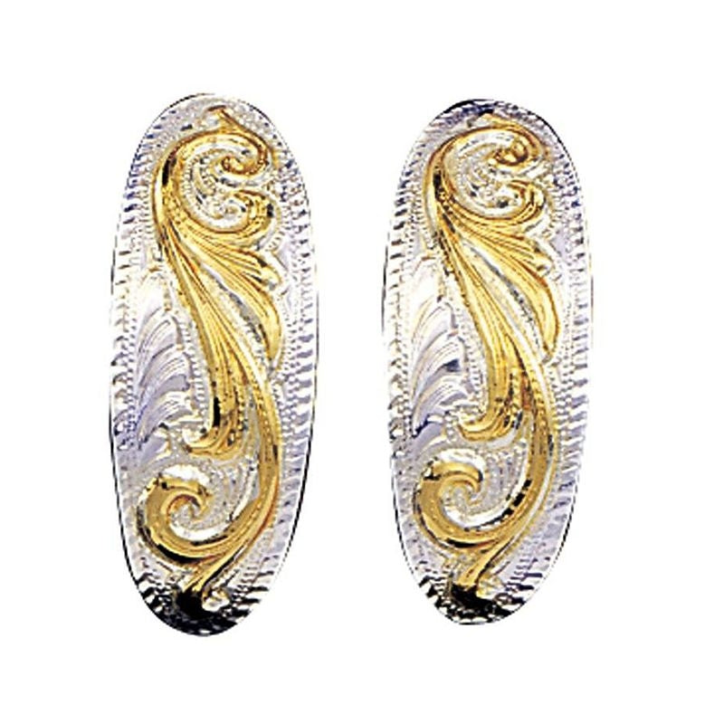 Montana Silver Small Scroll Design Cuff Earring
