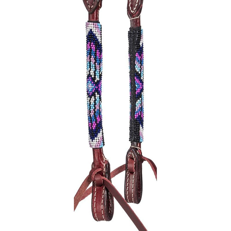 Royal King Beaded Single Ear Headstall