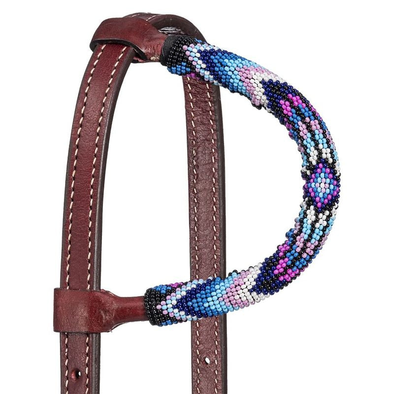 Royal King Beaded Single Ear Headstall