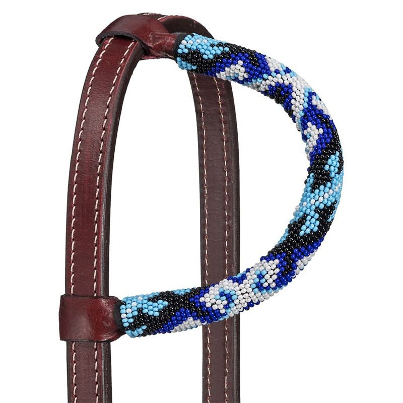 Royal King Beaded Single Ear Headstall