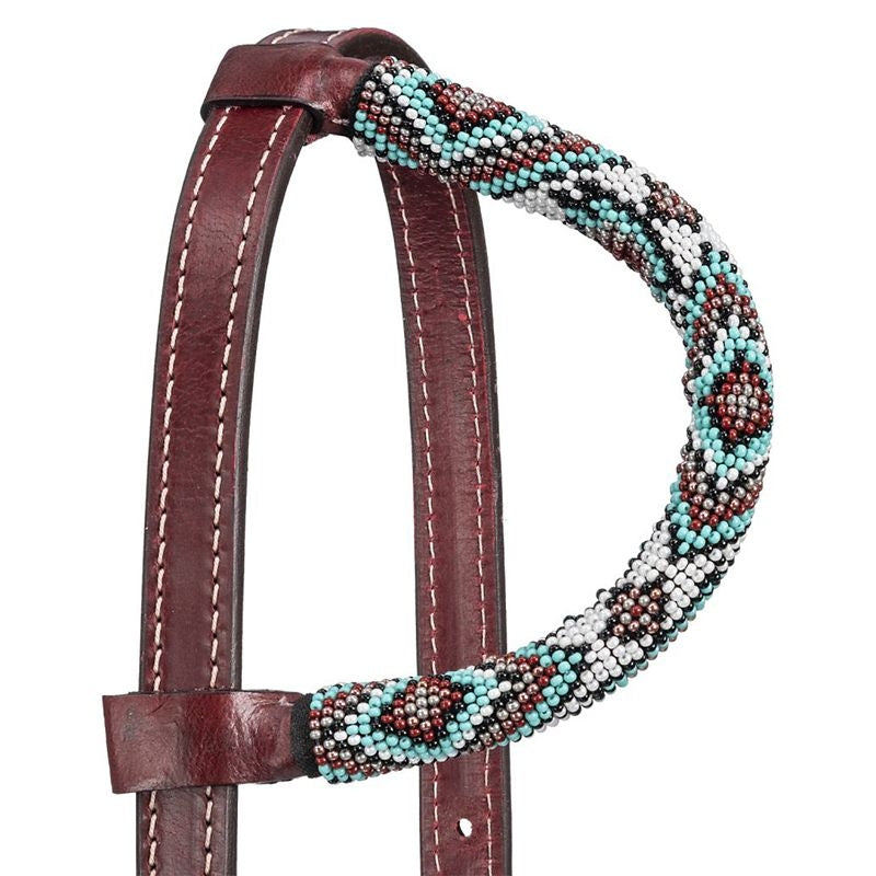 Royal King Beaded Single Ear Headstall